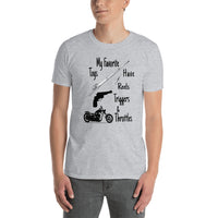 My Favorite Toys Have Reels Triggers and Throttles Short-Sleeve Unisex T-Shirt