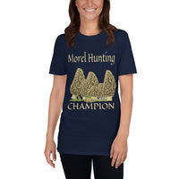 Morel Hunting Champion Short-Sleeve Unisex T-Shirt
